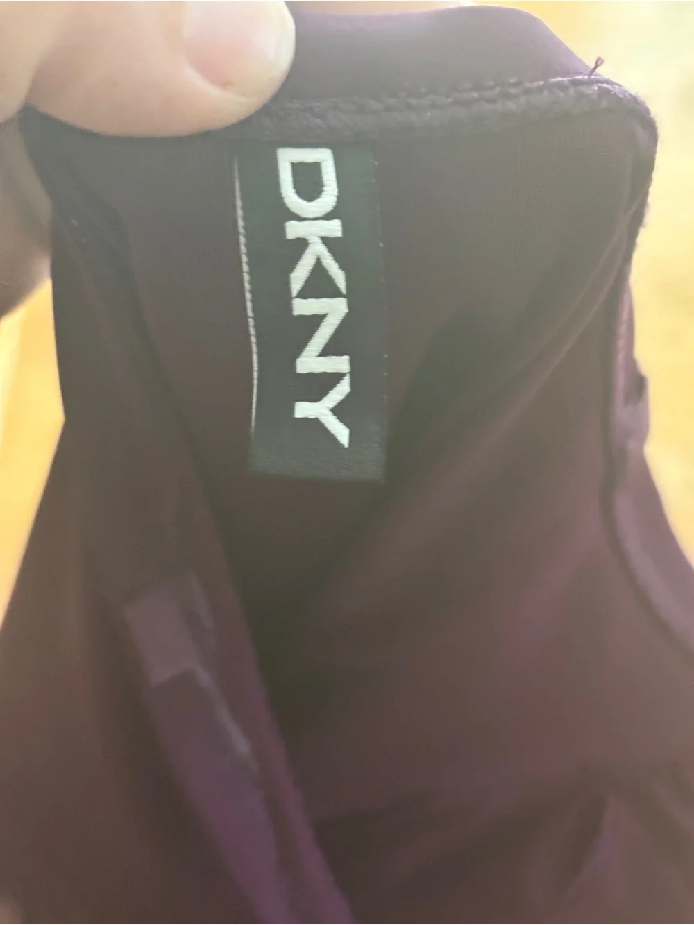 Dkny Strapless Ruched One-Piece Swimsuit - Deep Purple - Picture 4 of 4